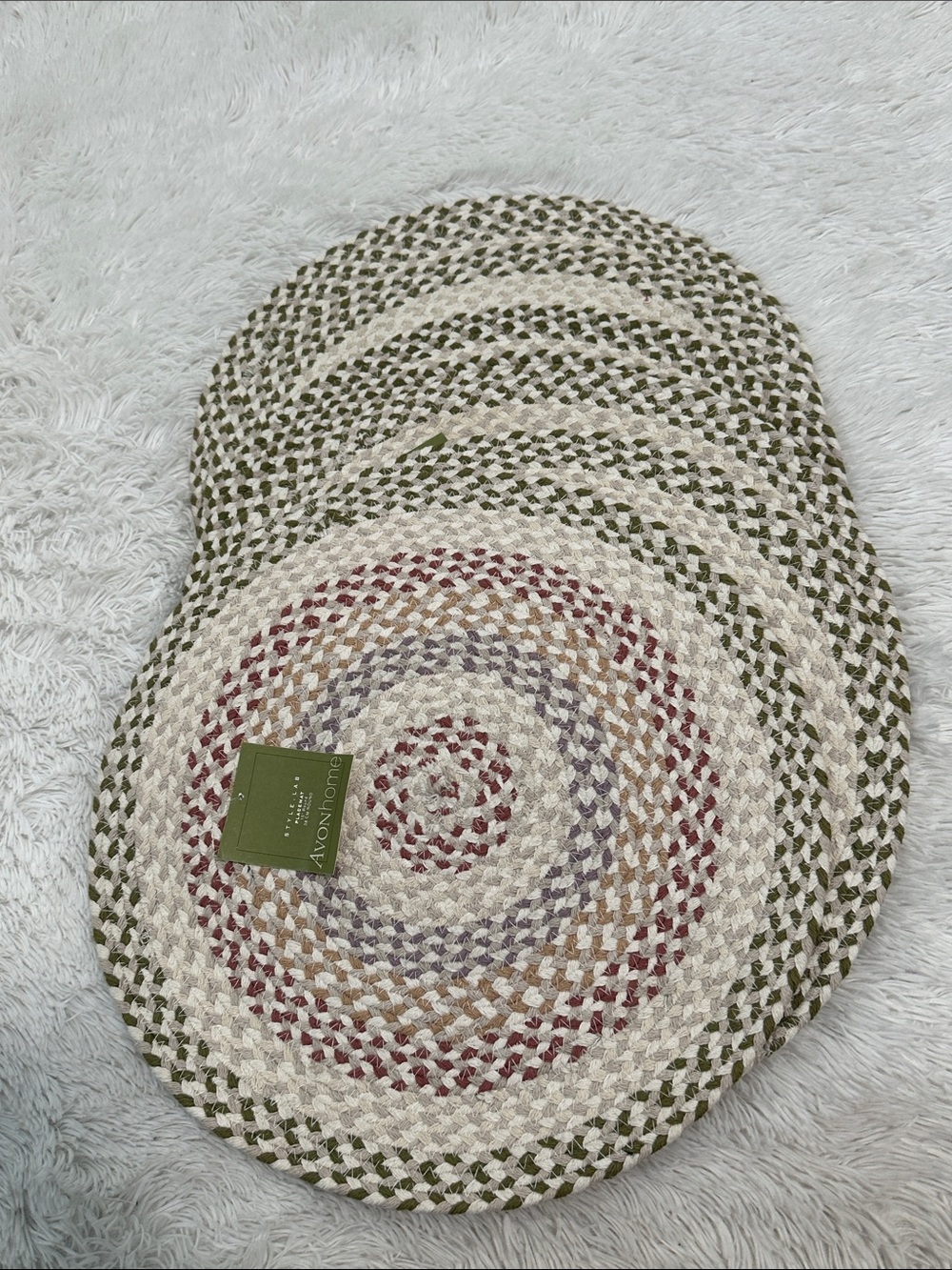 🥕 NWT Avon Home Set of 8 Woven Placemats